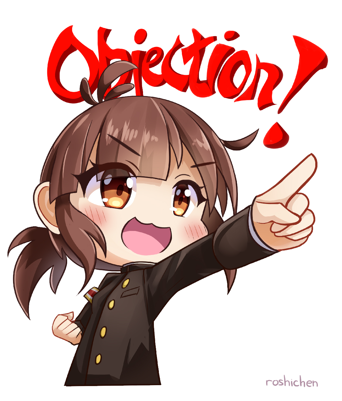 Chibi Vyo Ace Attorny by roshichen on DeviantArt