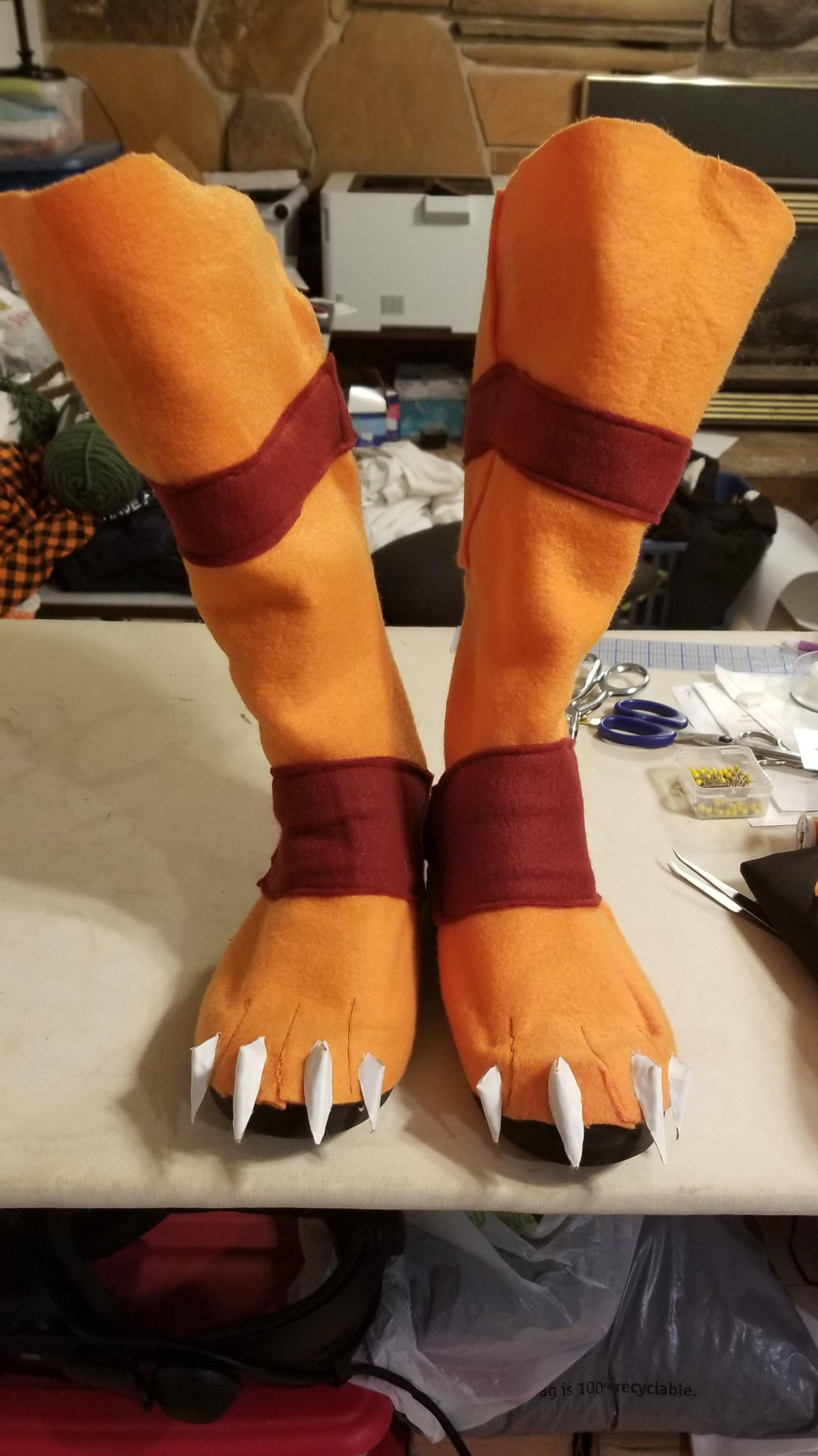 Chimera Costume Feet by RachelofNorth on DeviantArt