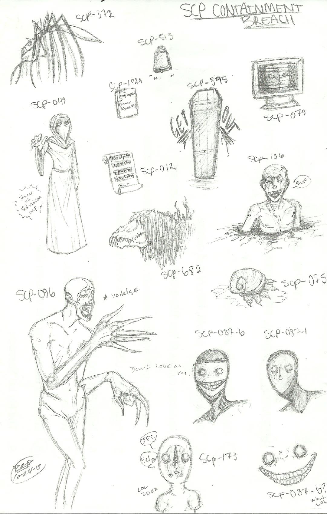 SCP Containment Breach by RoomsInTheWalls on DeviantArt