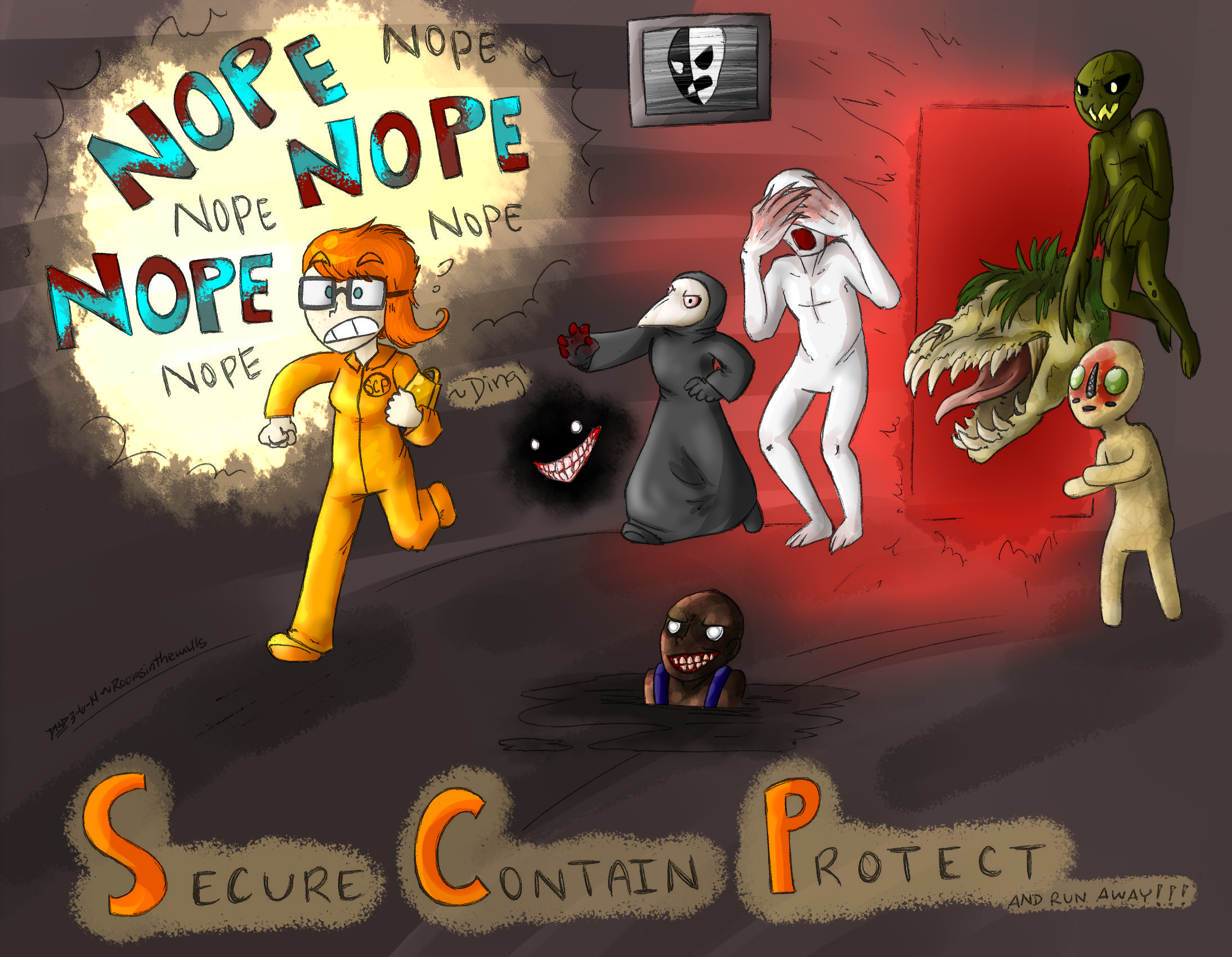 SCP Containment Breach by RoomsInTheWalls on DeviantArt