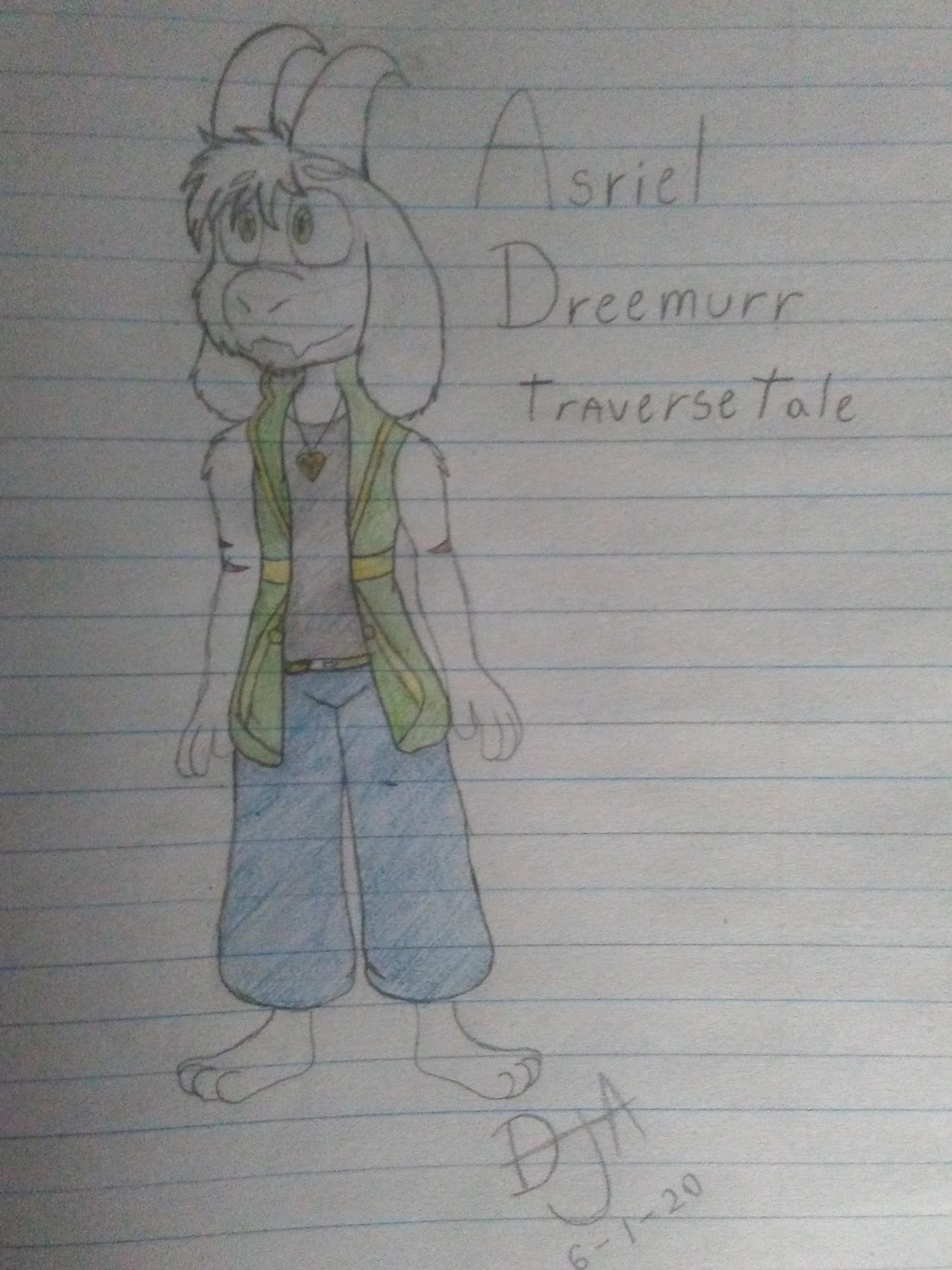 Wayward Rabbit TraverseTale: Asriel Dreemurr by WaywardRabbitDani22 on DeviantArt