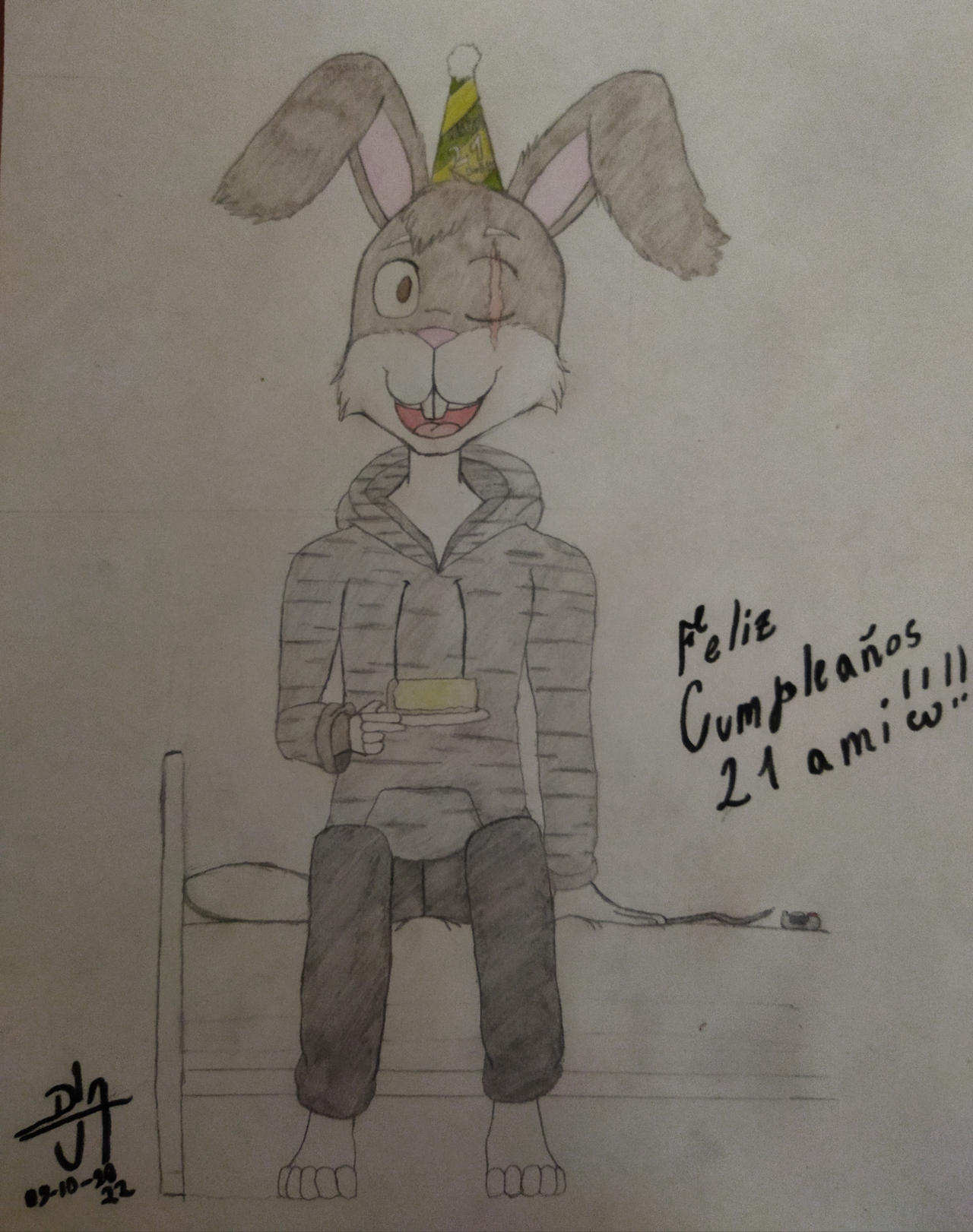 Wayward Rabbit Happy Birthday with TV night by WaywardRabbitDani22 on DeviantArt
