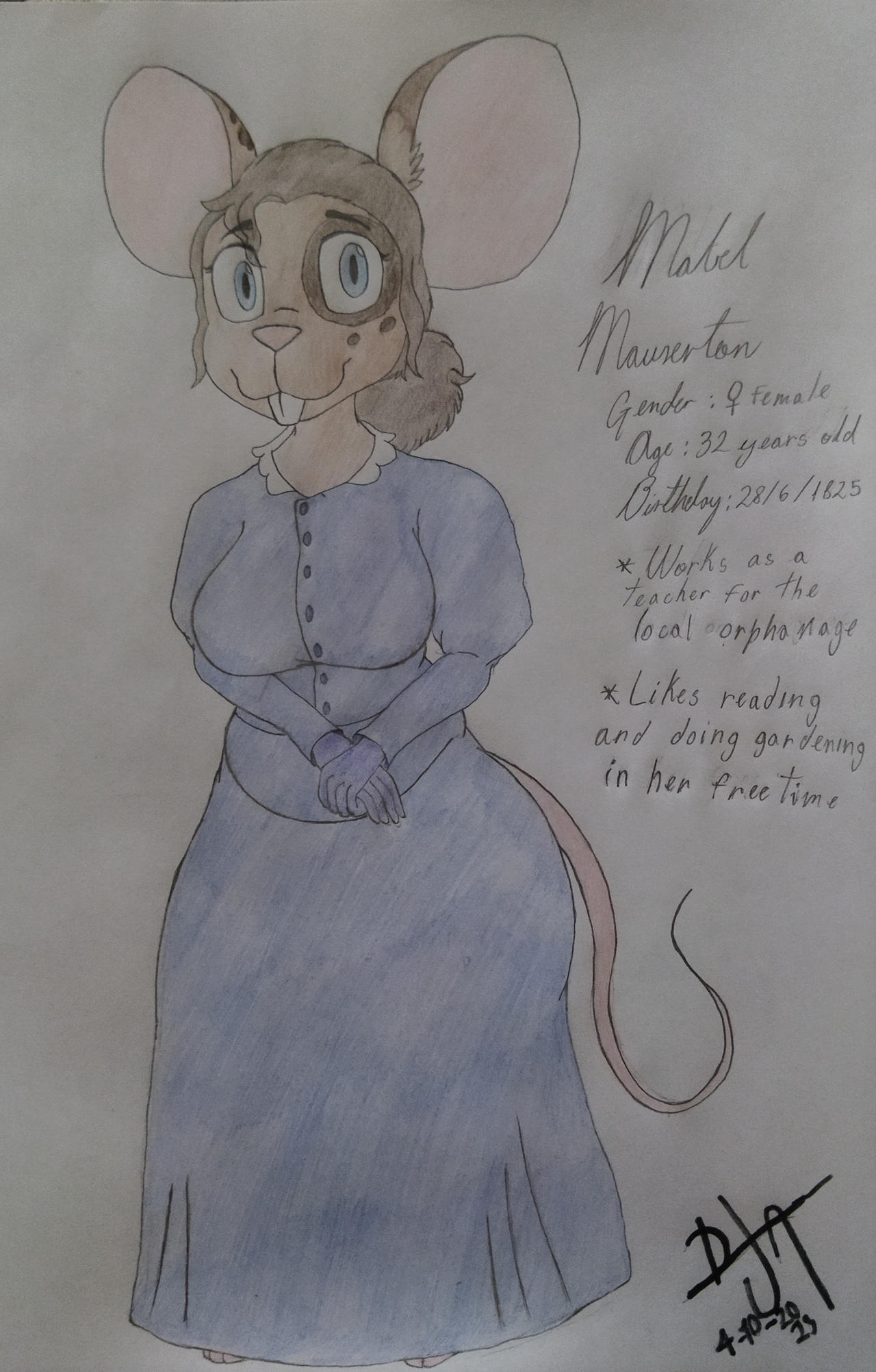 Wayward Rabbit OC: Miss Mabel by WaywardRabbitDani22 on DeviantArt
