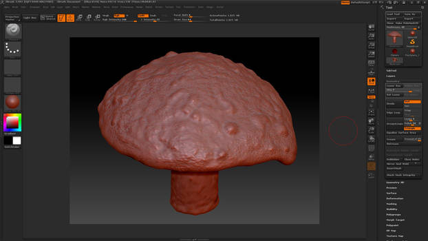 Mushroom WIP - Zbrush