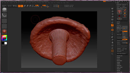 Mushroom WIP - Zbrush 01