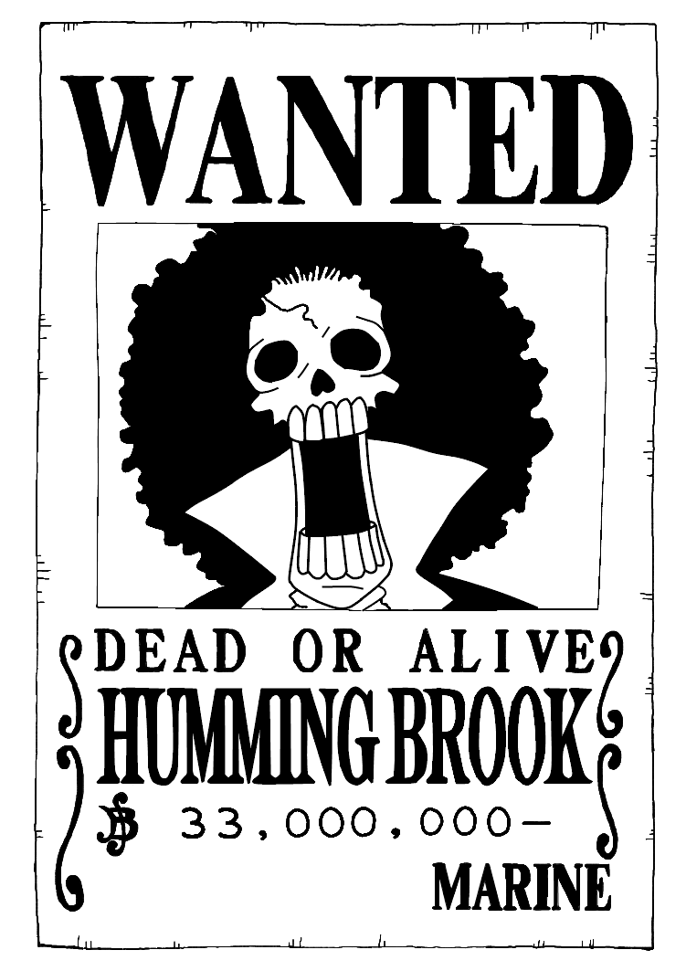  Brook Wanted Poster  by trille130 on DeviantArt
