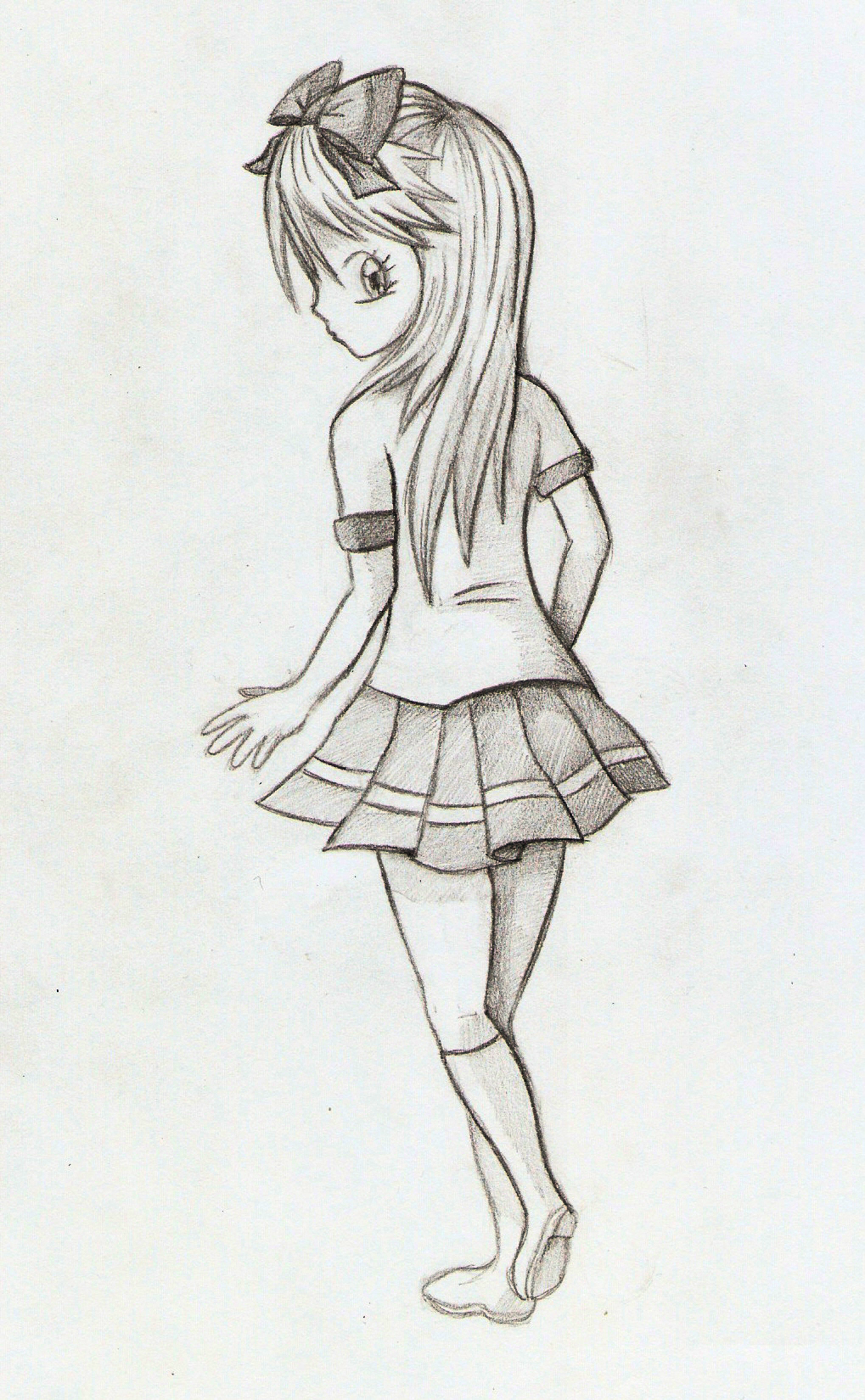 Anime Girl Back by Zero-Rtist on DeviantArt