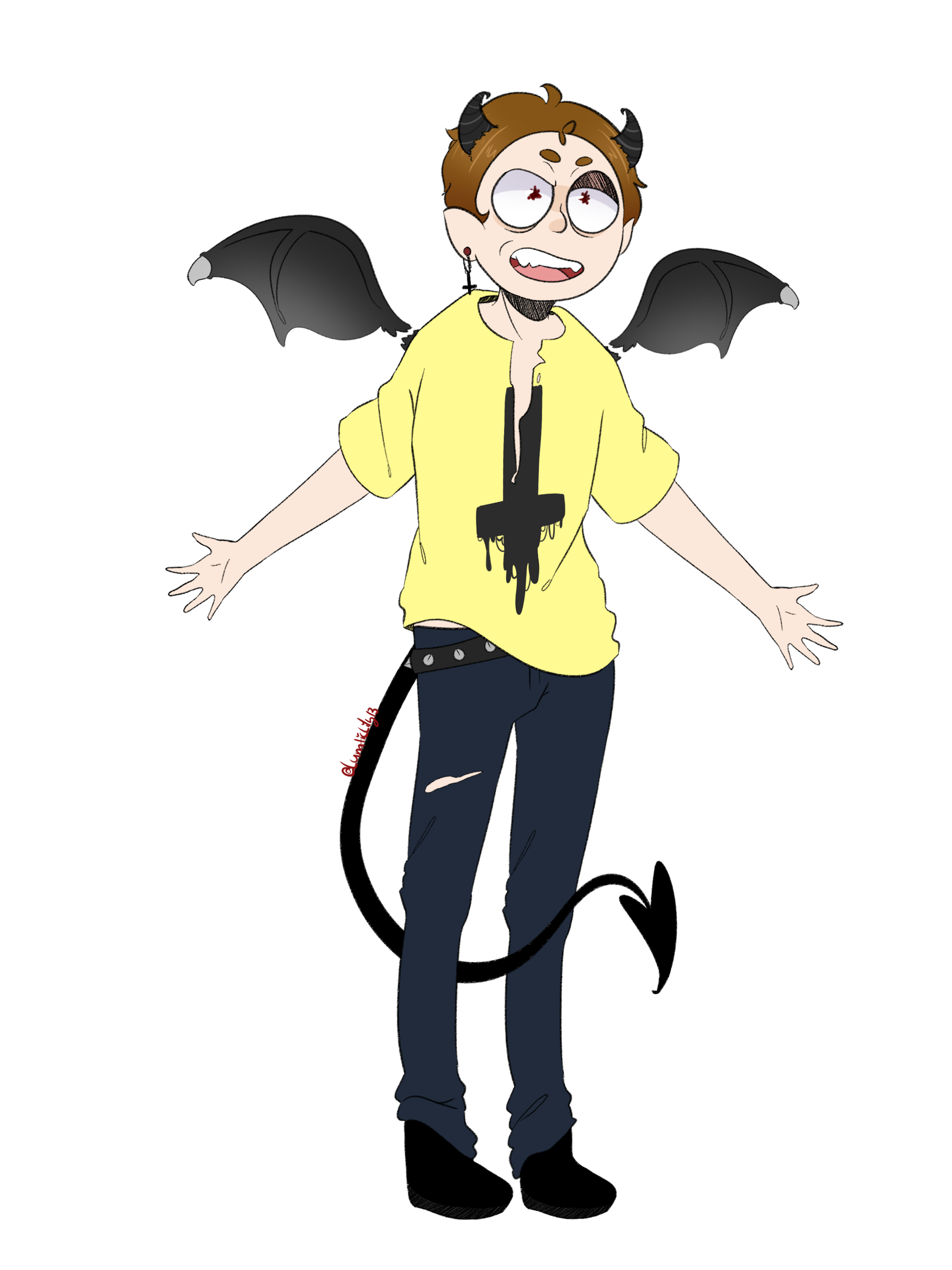 RaM OC: Hellborne Morty by LunaticLily13 on DeviantArt