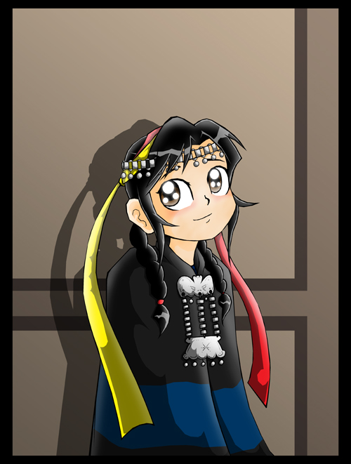 Mapuche girl