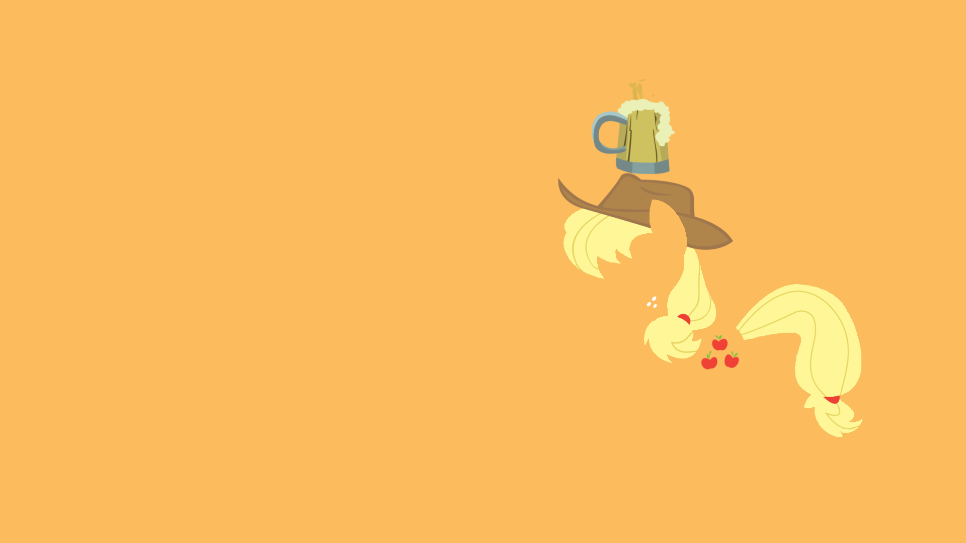 Applejack's Cider Minimalist Wallpaper