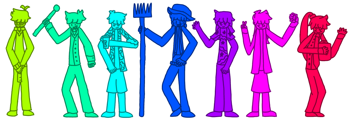 Color World Color World characters (3/3) by egginthechat7 on DeviantArt