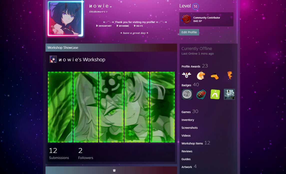 Honkai Impact - Steam Workshop Showcase by Nowiee on DeviantArt