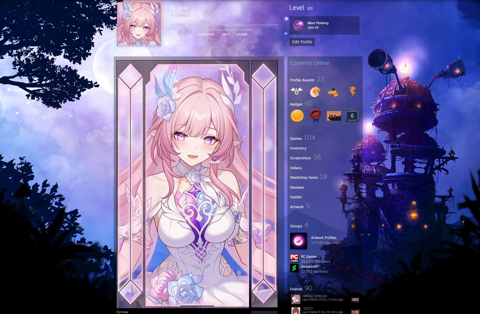 Cyrene | Honkai Star Rail - Steam Artwork Showcase