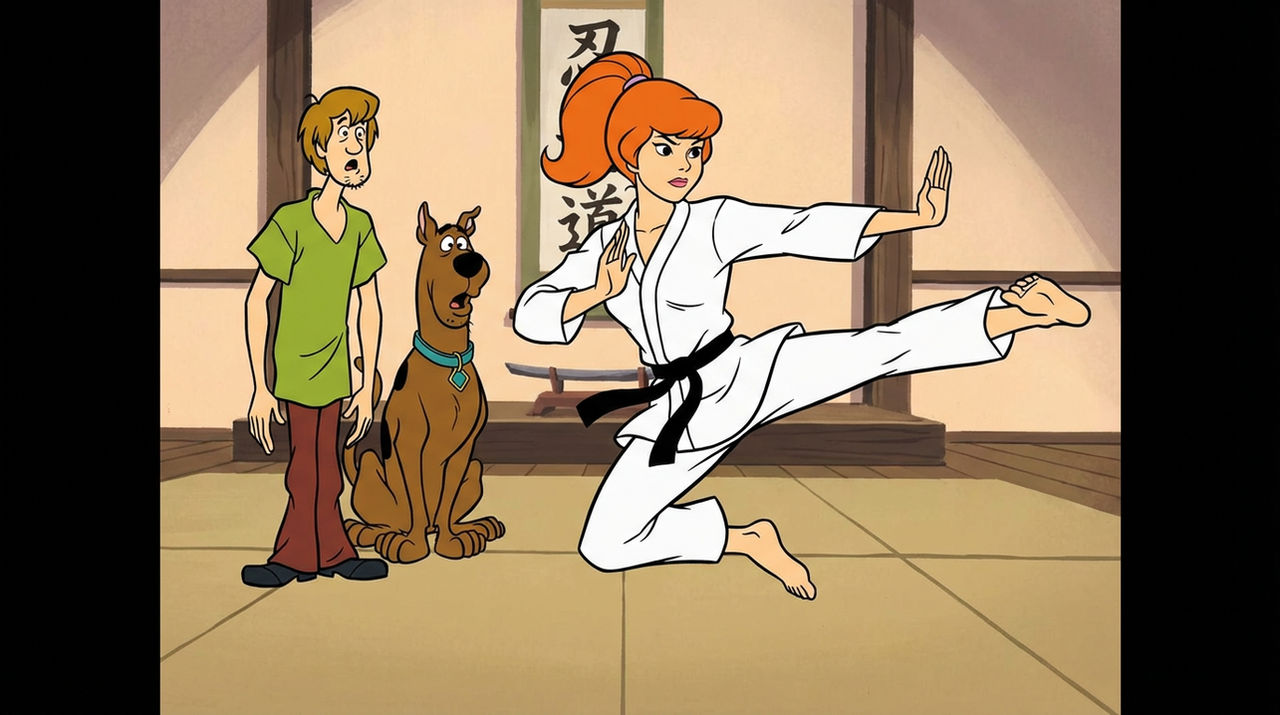 Shaphne Shaggy and Scooby see Daphnes Karate #shaphne by 35096 on DeviantArt