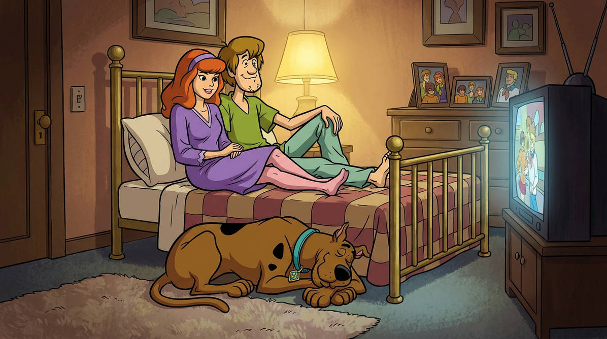 Shaphne Scooby Snuggle to Shaphne like a real dog by 35096 on DeviantArt