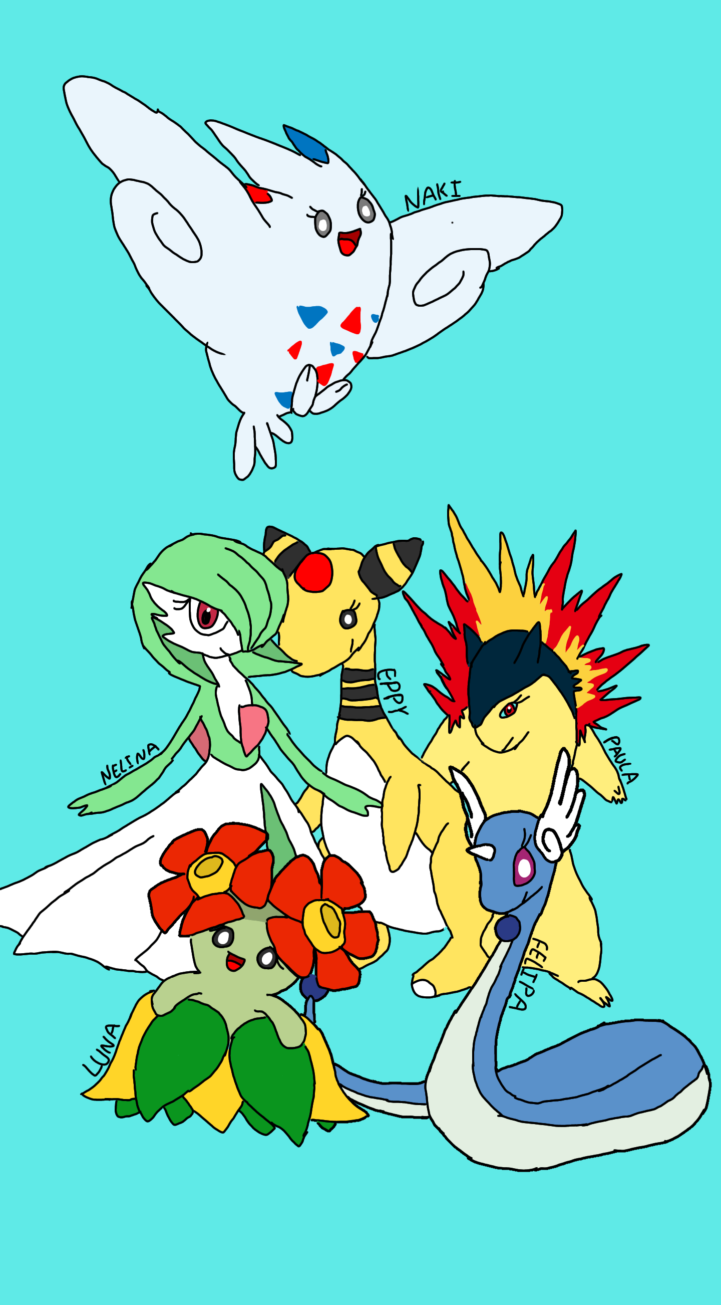 Pokemon Soul Silver Team by Mathiasokarter on DeviantArt