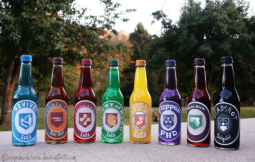 Perk-A-Colas from Nazi Zombies by soPWNEDXcore on DeviantArt