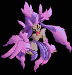 Lopunny and Mismagius Fusion