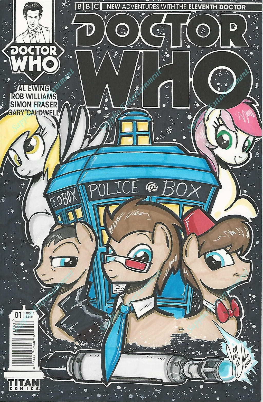 Dr Who(oves) Wizard World Chicago Sketch Cover
