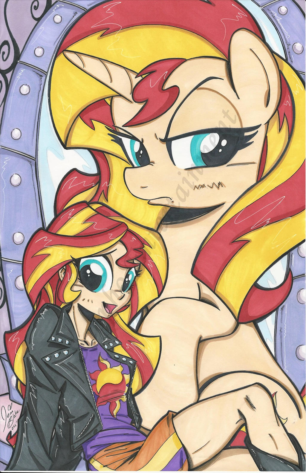 11x17 Sunset Shimmer print