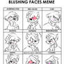 Blushing Meme