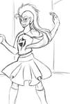 Eelektross Gijinka Commission (Laanci) by VenusRain