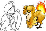 Chae and Yhi (Trade w/ NewAgeRetrovirus) by VenusRain