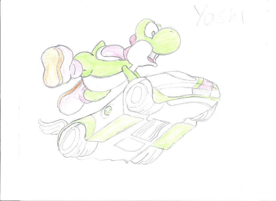 racer yoshi by deviantbuu427 on DeviantArt
