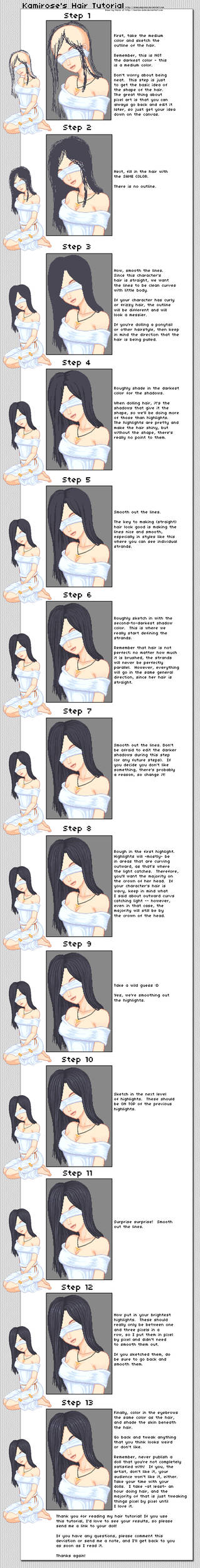 New Hair Tutorial by alamodepixels