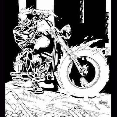 ghost rider inks by Bluedevil327 on DeviantArt