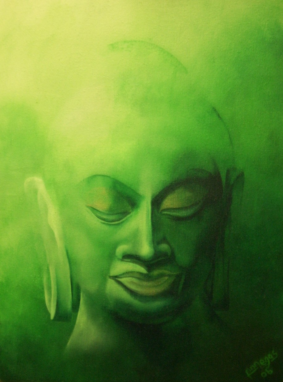 the green buddha.