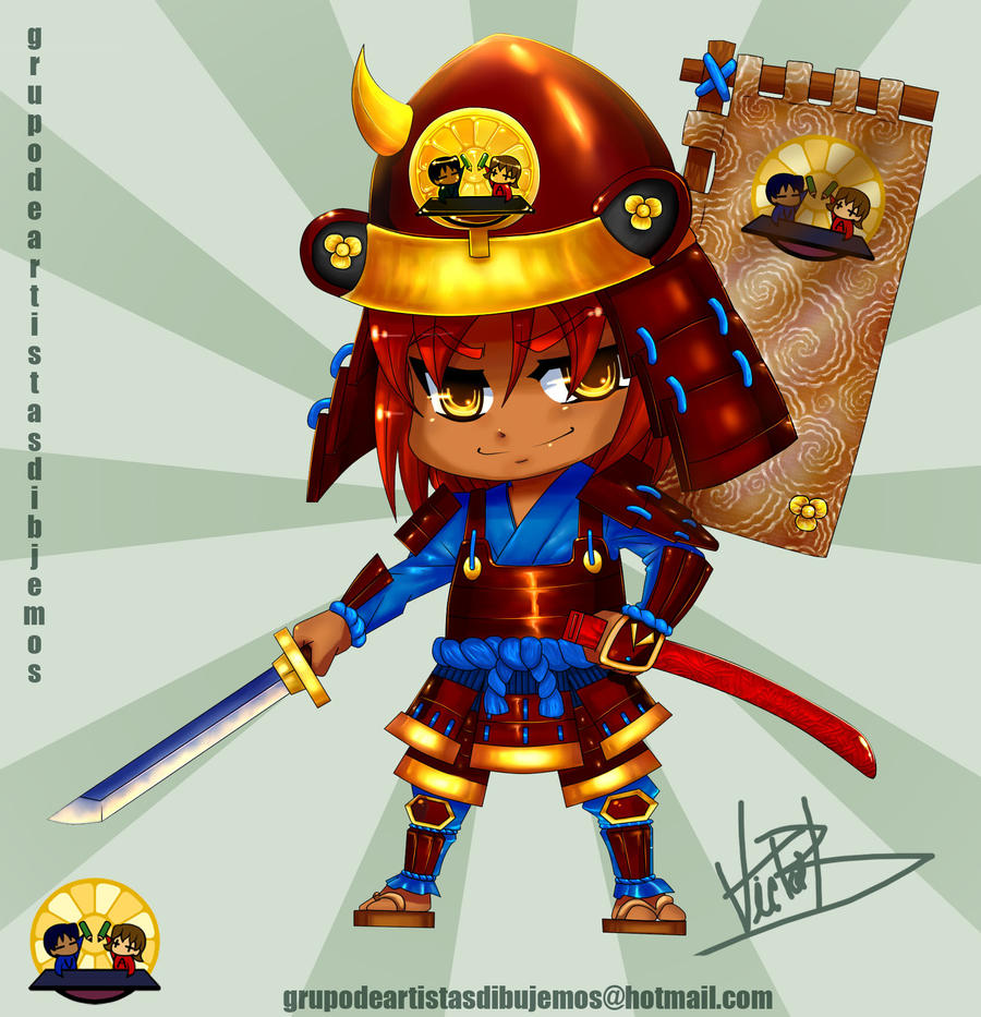 samurai chibi by shionbna on DeviantArt