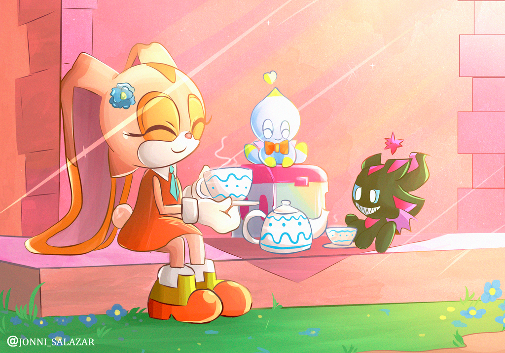 Cream The Rabbit Back View Cream The Rabbit Fanart by jonnisalazar on DeviantArt