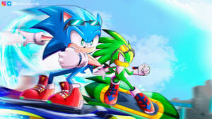 Sonic Riders fanart - Sonic and Jet