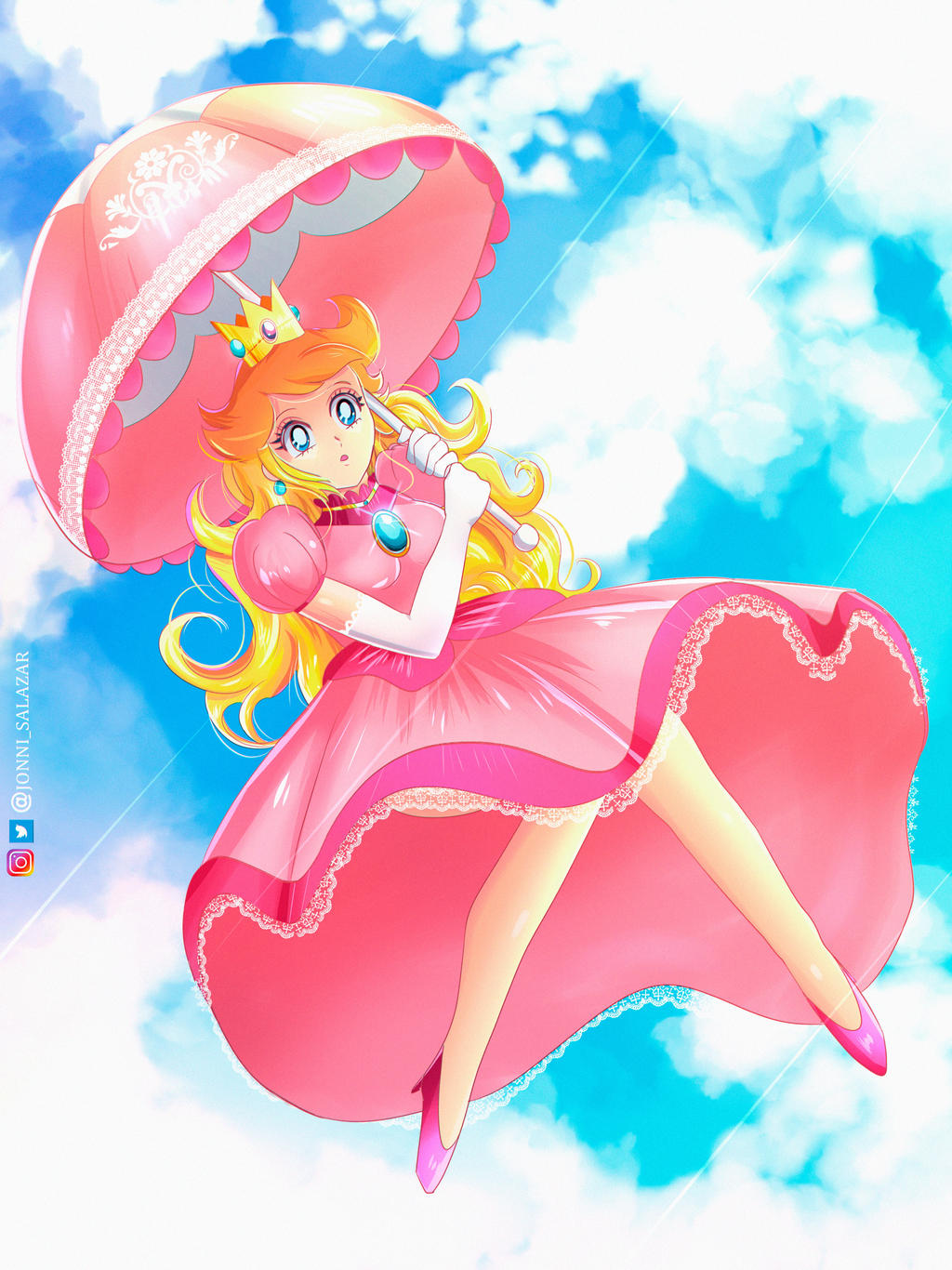 Princess Peach Fan Art by jonnisalazar on DeviantArt