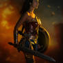Wonder Woman on Fire