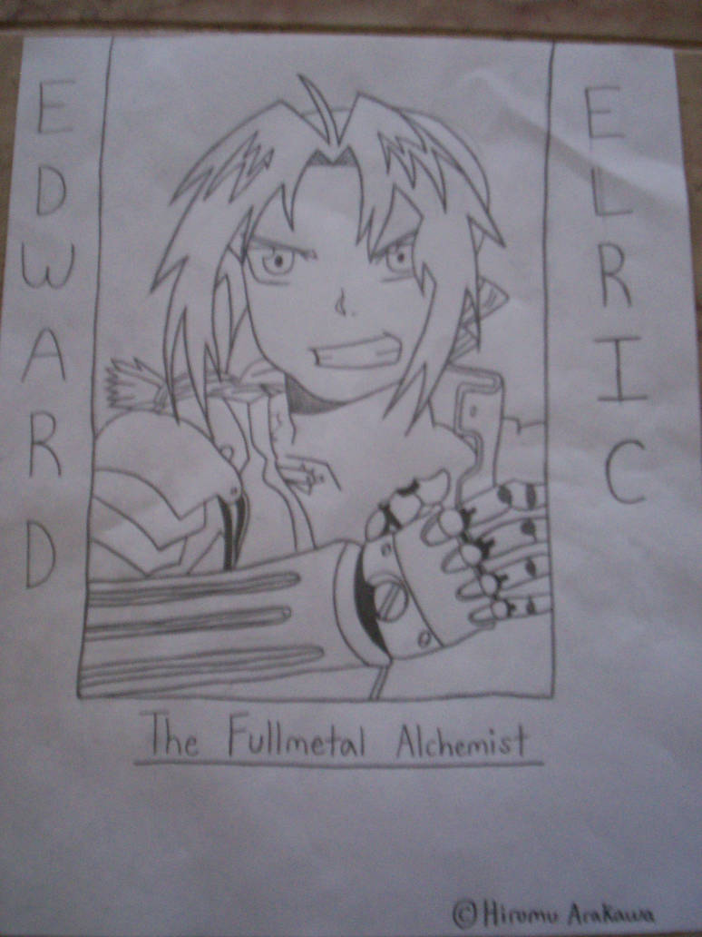 FMA: Edward Elric Drawing~ =D