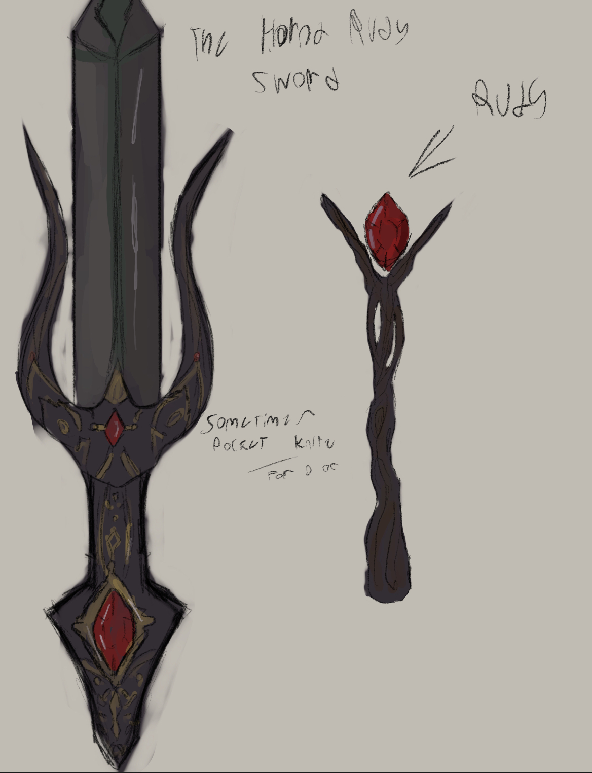 Ruby Sword Maser Ruby Sword