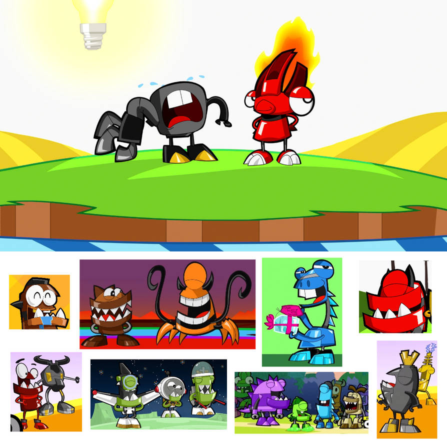 Everymixel laughs at Krader crying by SethSteele09 on DeviantArt