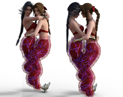 Tifa and Aerith