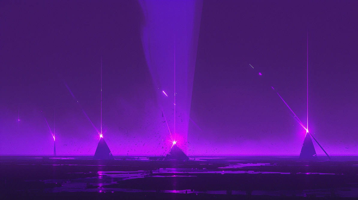 Purple Planar Rift Structures across a purple horizon by bap-de-la-bap on DeviantArt