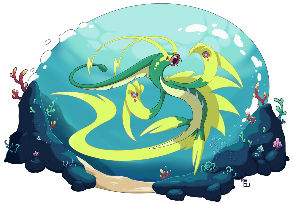 Mega Eelektross Shiny by Nebunis on DeviantArt