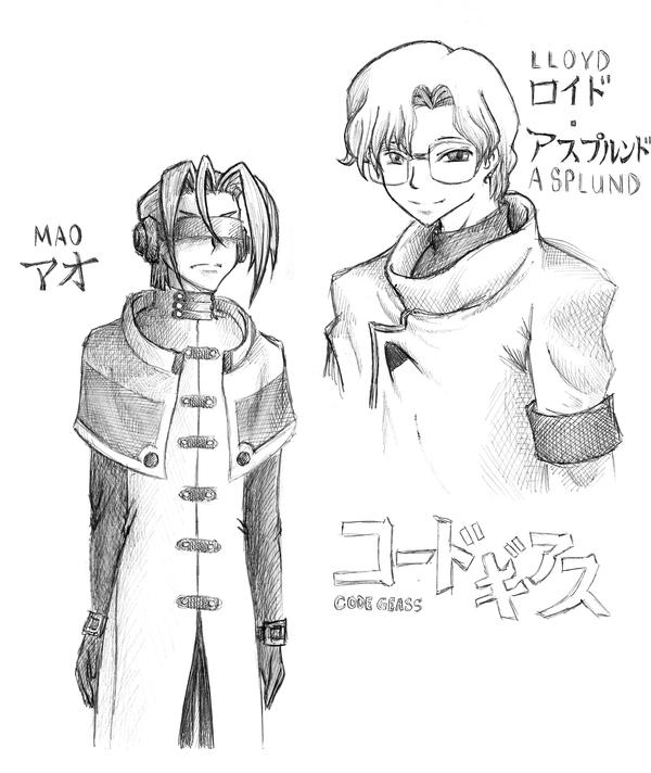 Code Geass Lloyd And Mao By Midna After Midnight On Deviantart Code Geass Lloyd And Mao By Midna After Midnight On Deviantart