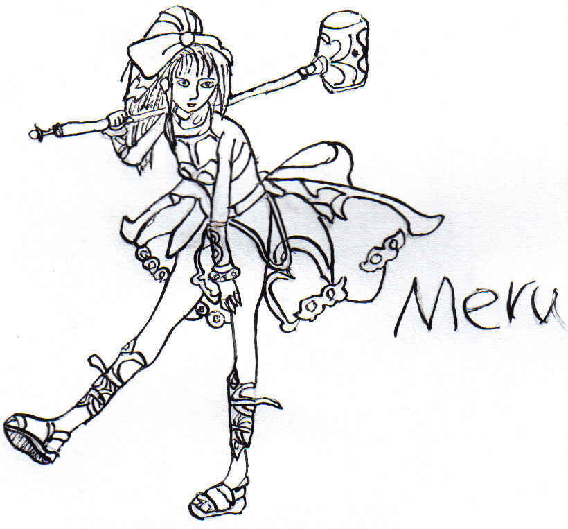 Meru Outlines Meru-full body by Zetra on DeviantArt