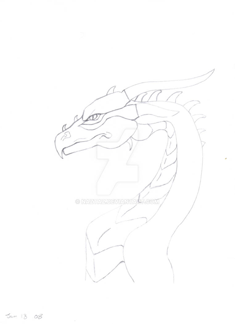 Dragon Head, Side View by naztaz on DeviantArt