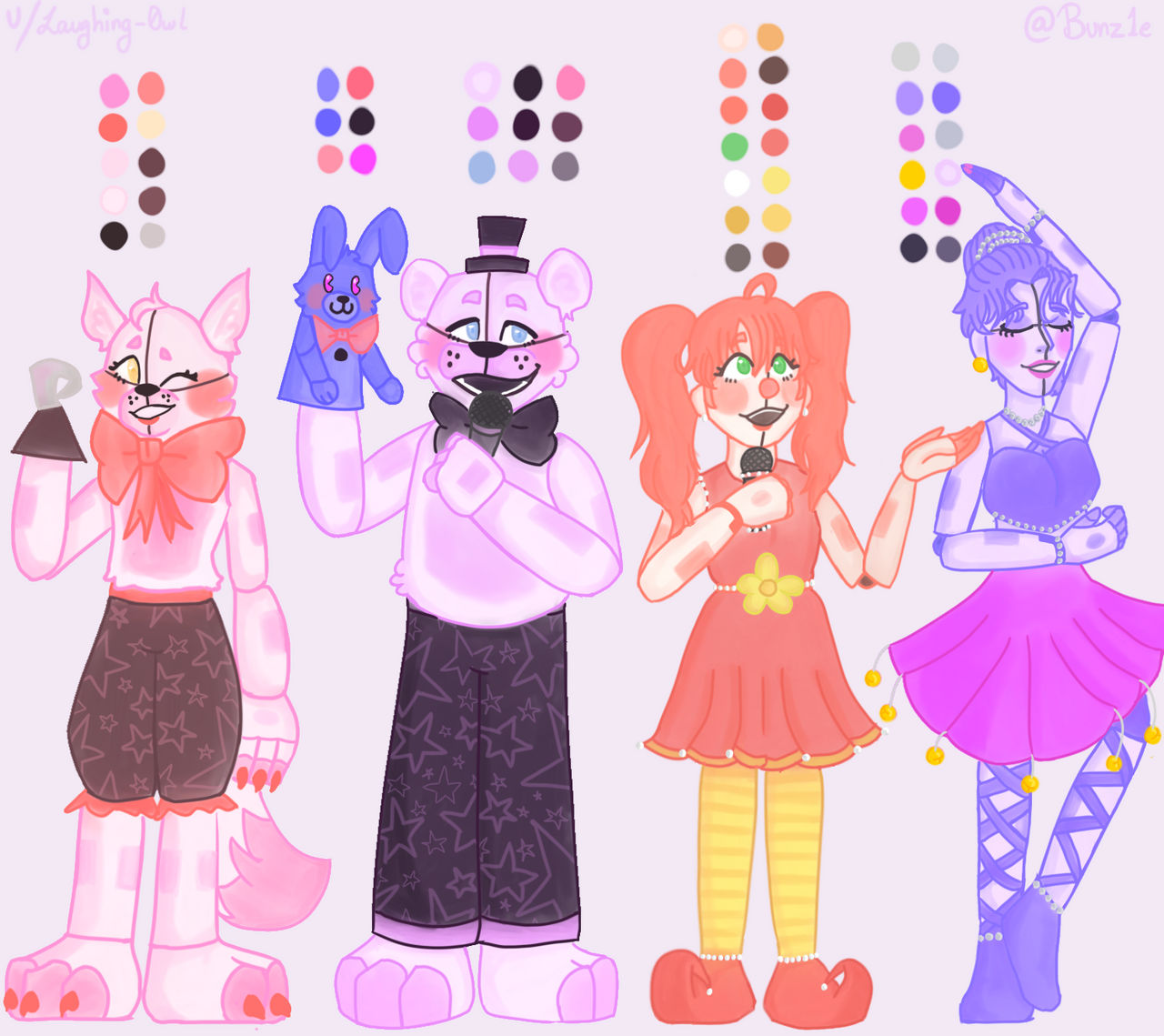 The Funtimes Redesign (in my style) by Bunz1e on DeviantArt