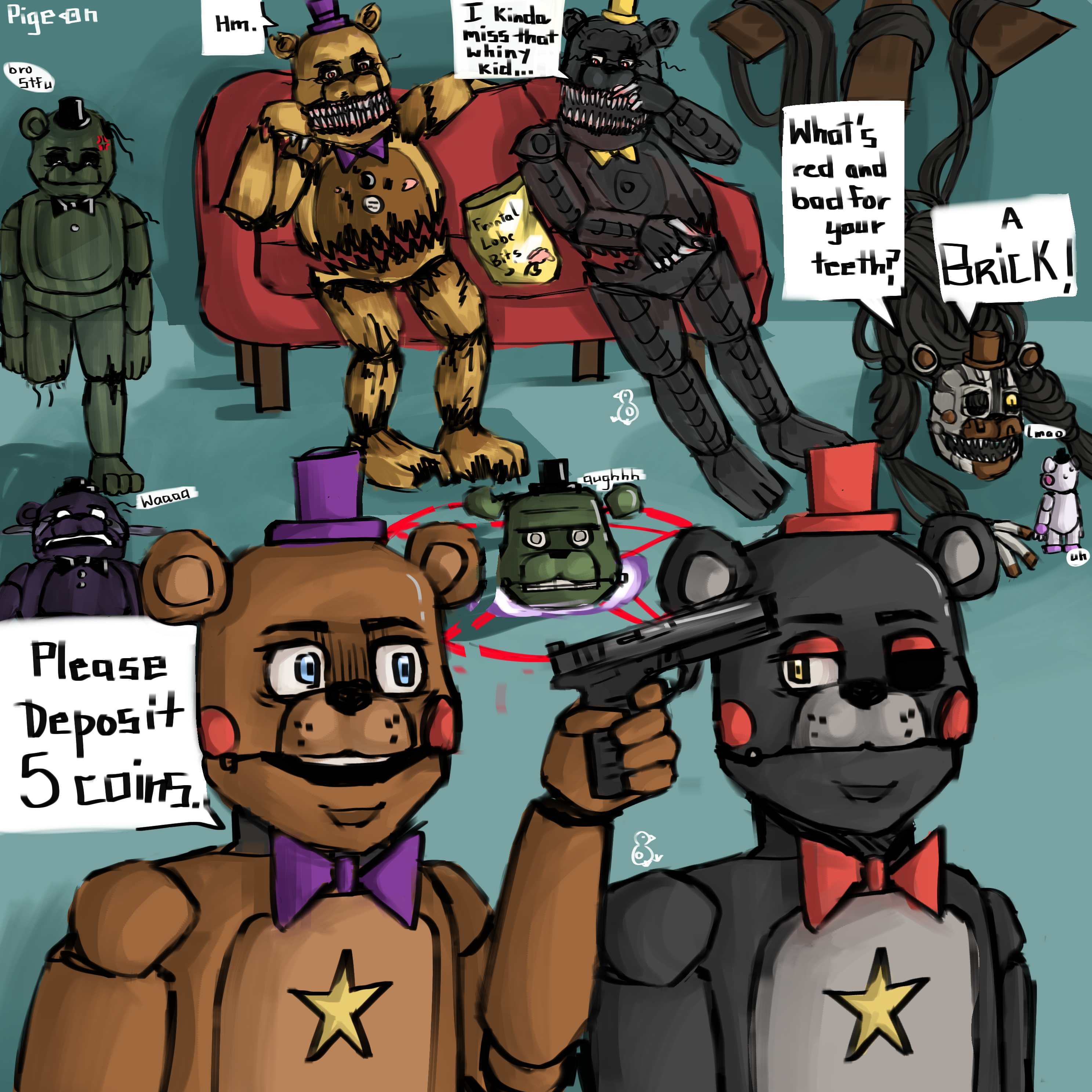 Withered Freddy Doodle Again by AmateurFredboi on DeviantArt