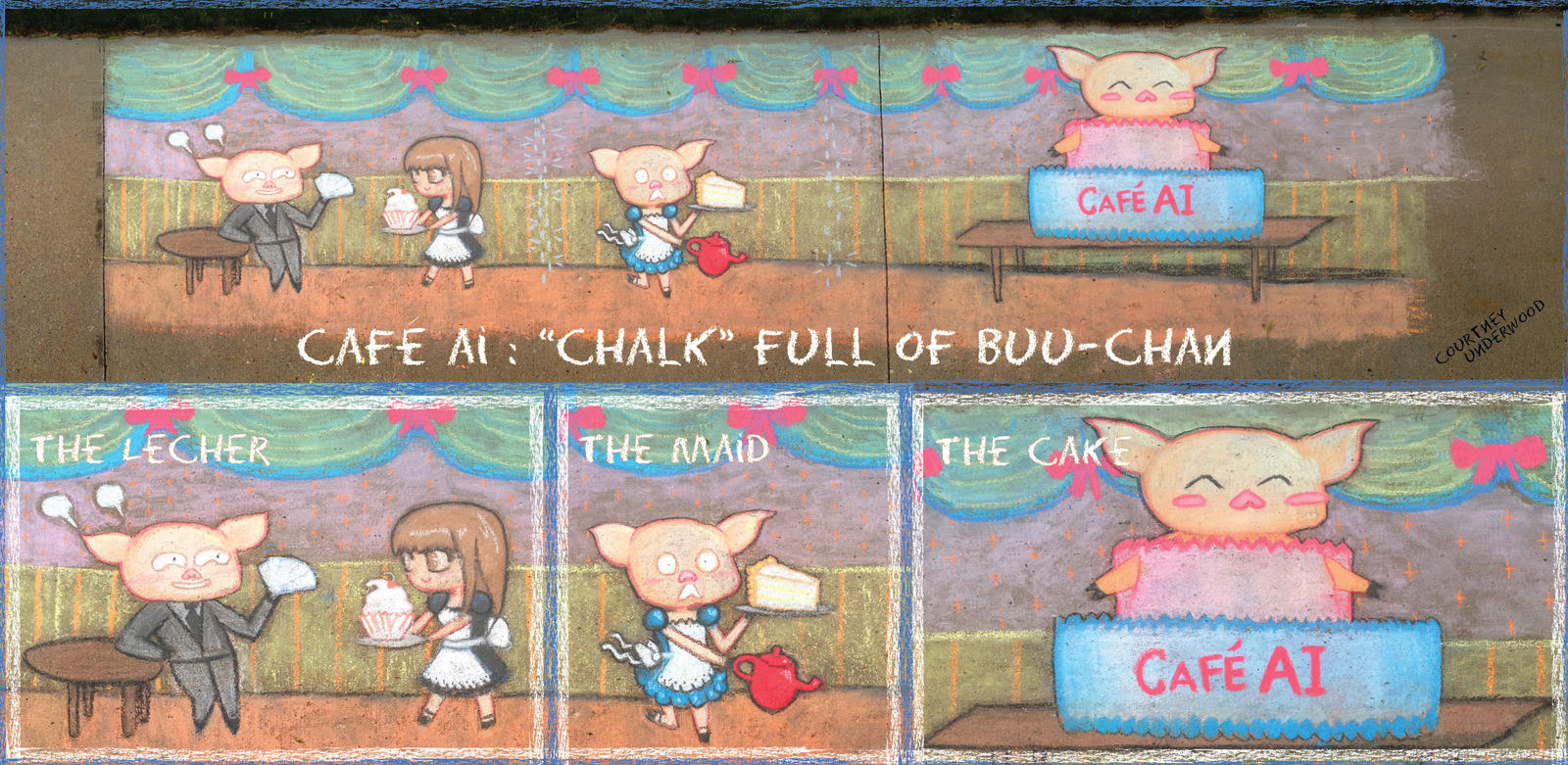 Cafe AI : Chalk Full of Buu-Chan