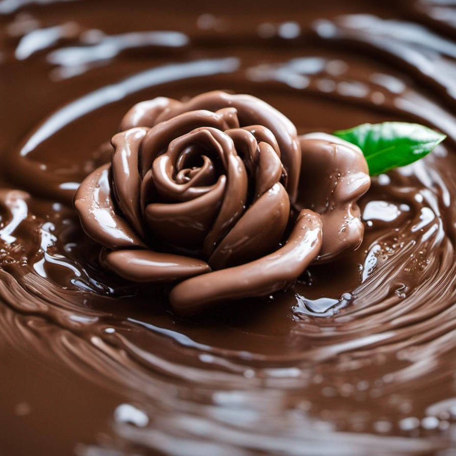 Chocolate rose by ivaM on DeviantArt