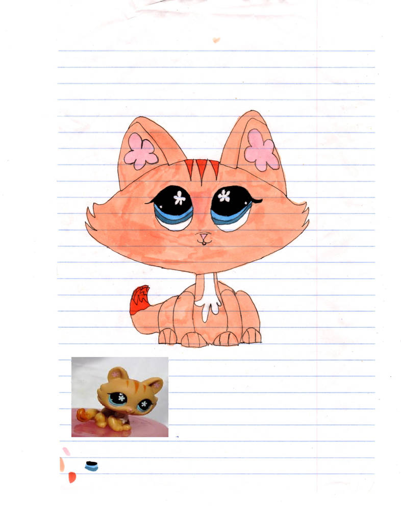 LPS Orange Striped Cat by LocoRoco143 on DeviantArt